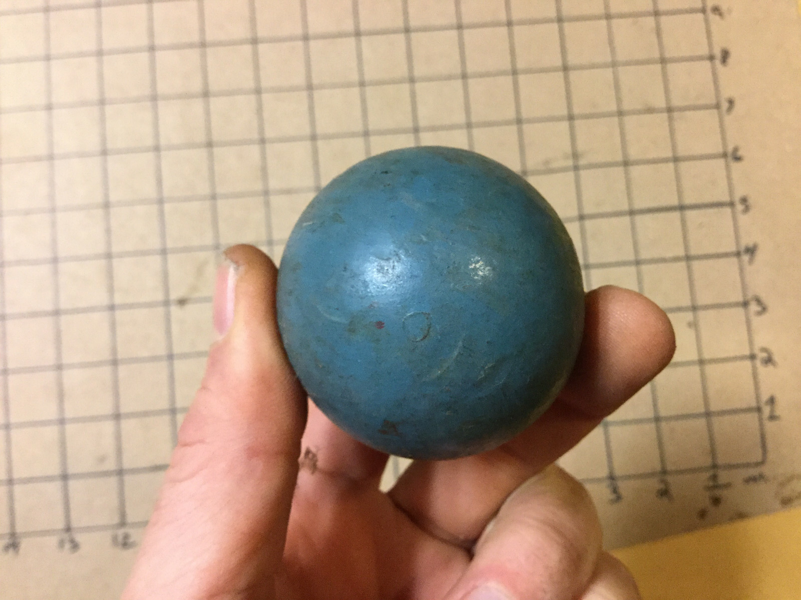 vintage BALL -- UNMARKED BUT OLD