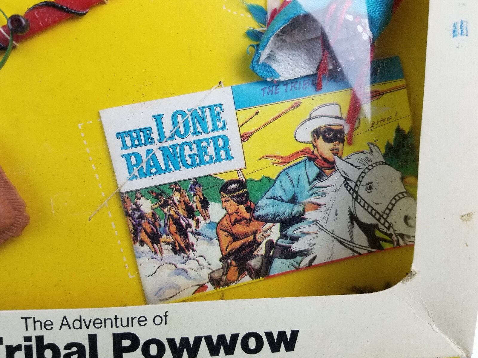 1973 Hubley The Lone Ranger Rides Again Tribal Powwow Accessories Indian Weapons