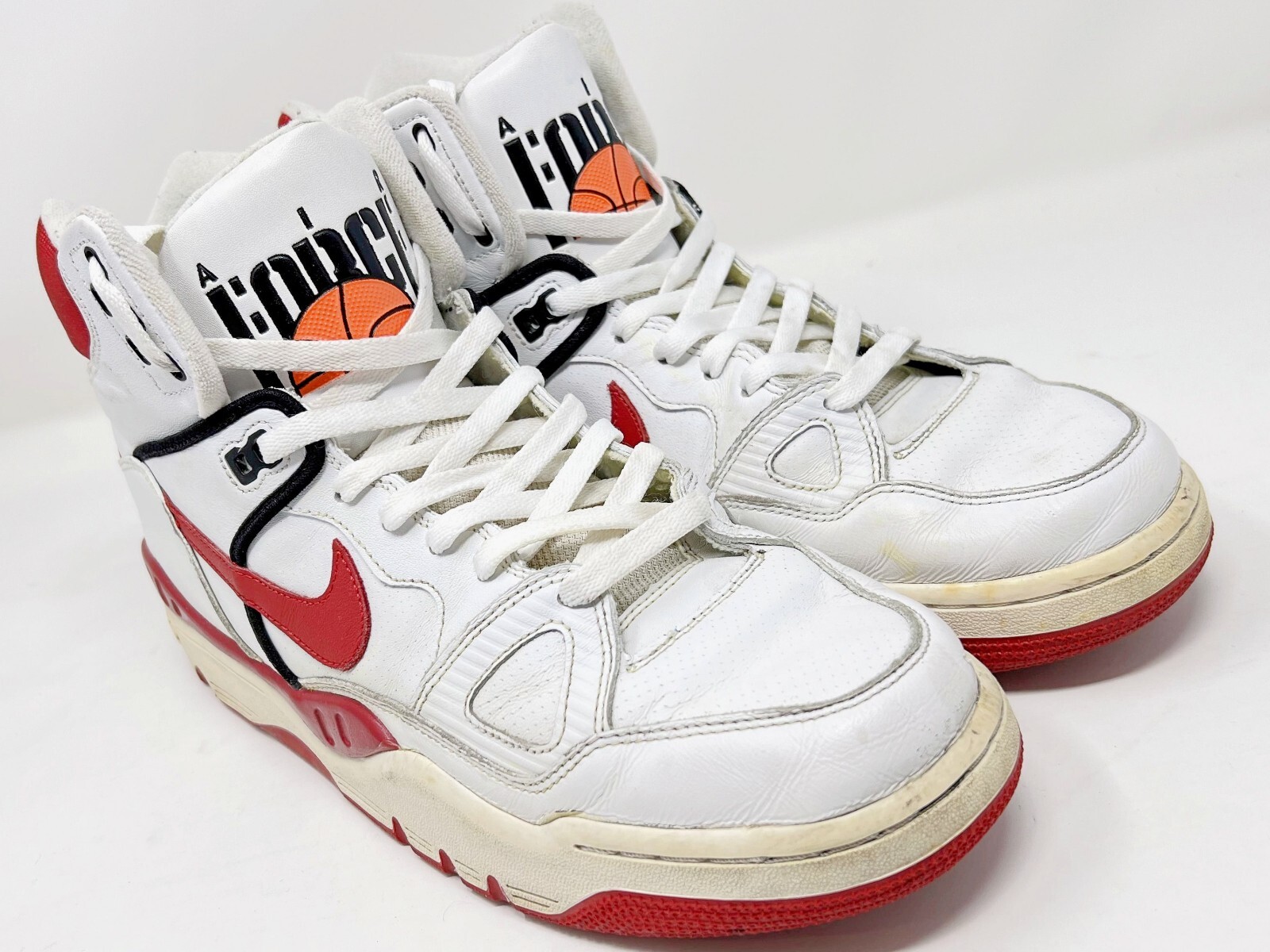 Nike Air Force III 3 High 312774-161 Red White 2005 Size 13 Nike Air Force III 3 High 312774-161 Red White 2005 Size 13