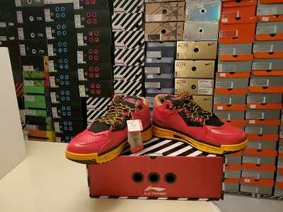 Li-Ning WOW 2 CODE RED SIZE 7 THESE ARE BRAND NEW, 100 AUTHENTIC &NEVER TRIED ON