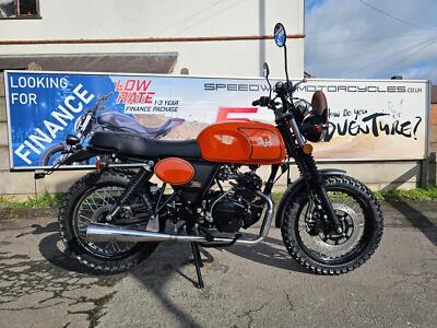 AJS Tempest Scrambler 125cc motorcycle motorbike classic commuter