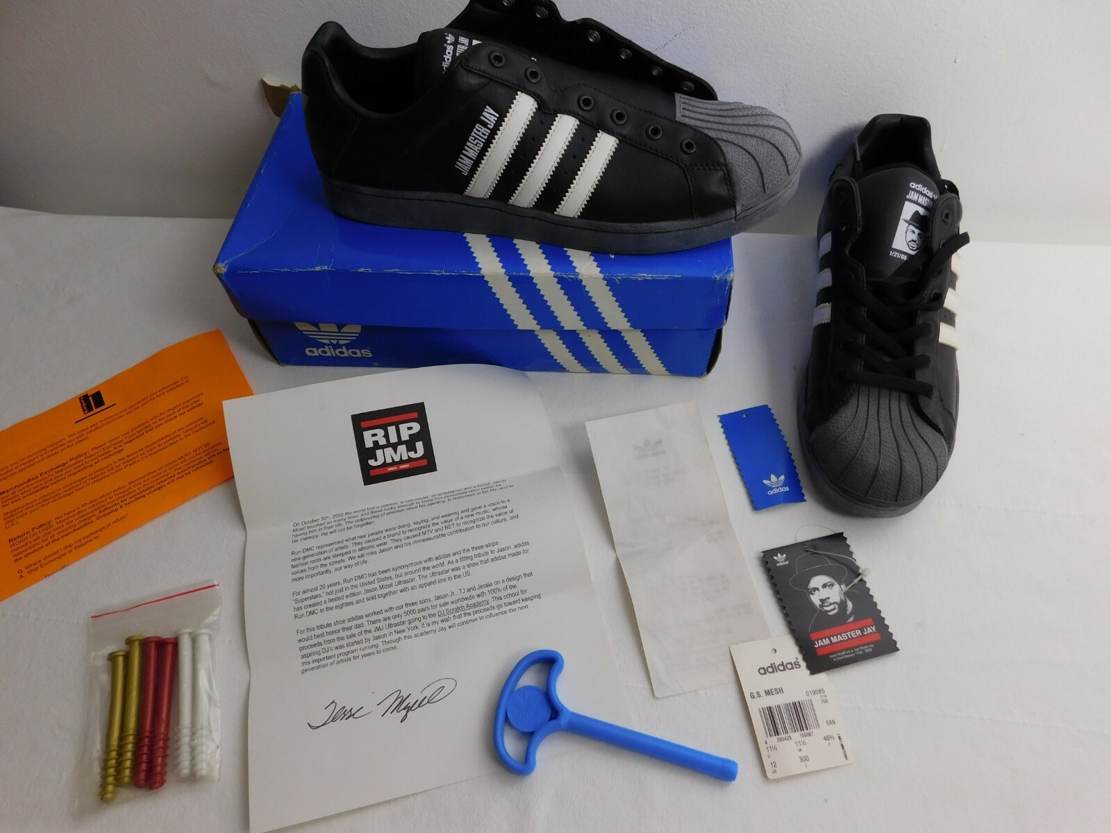 jam master jay adidas shoes