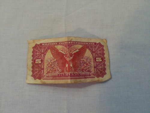 Military Payment Certificate, Series 692 5 Cent First Printing