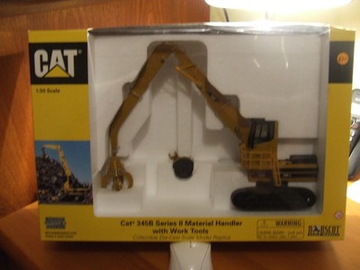 NORSCOT 55080 CAT 345B Series II Material Handler with work tools 1:50 BNIB