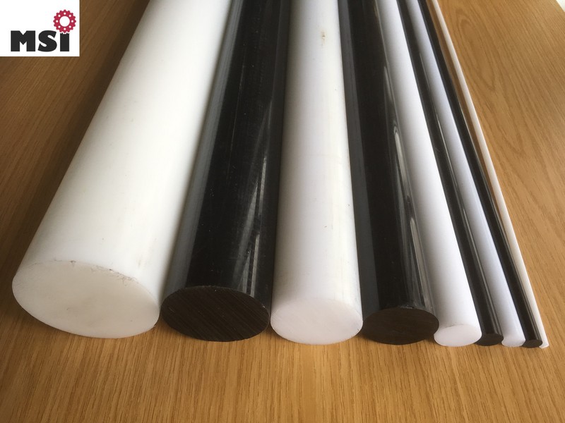 Pa6 Polyamid Rundstab Pa Rund D 6-300mm,  LÃ¤Nge WÃ¤Hlbar Natur WeiÃ Schwarz Stab