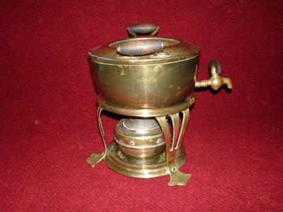 Antique Brass Samovar Jos. Heinrichs #8 Magic 1903 Paris New York