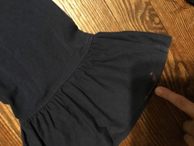 Matilda Jane Size 6  Navy Blue Big Ruffle pants