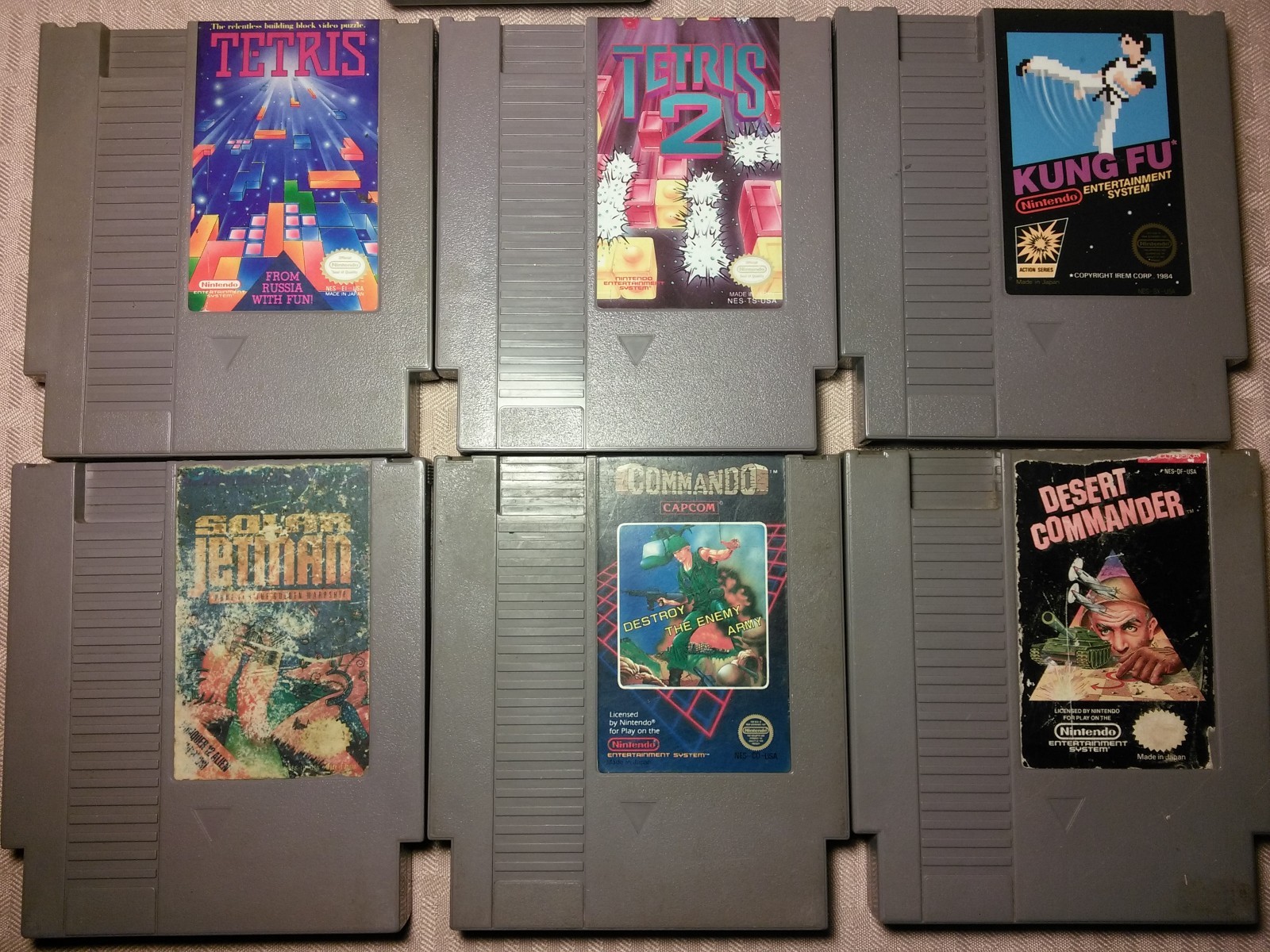 Nintendo NES Lot Top Loader Console 37 Games TMNT 2 Super Mario 1 2 3 Punch Out