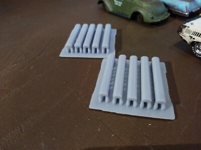 1/64 Concrete parking stops 3d printed. 10 included. S Scale.