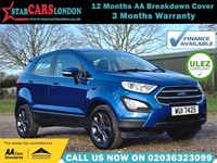 2018 Ford Ecosport 1.0T EcoBoost Zetec Auto Euro 6 (s/s) 5dr HATCHBACK Petrol Au