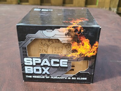 NEW ESC WELT Space Box Birch Wood 3D Puzzle Box Adult Brain Teaser Cube