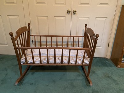 antique baby cribs worth