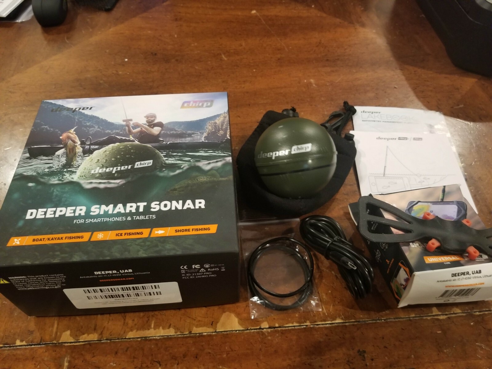 Deeper Chirp Smart Sonar Fish Finder Wireless Depth Smartphone Mount CastableのeBay公認海外通販｜セカイモン