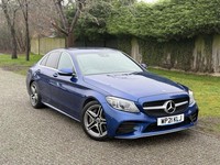2021 [21] MERCEDES C CLASS C300 2.0 DIESEL AMG LINE PREMIUM AUTO BLUE 77K FSH