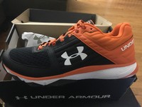 under armour yard trainer black orange