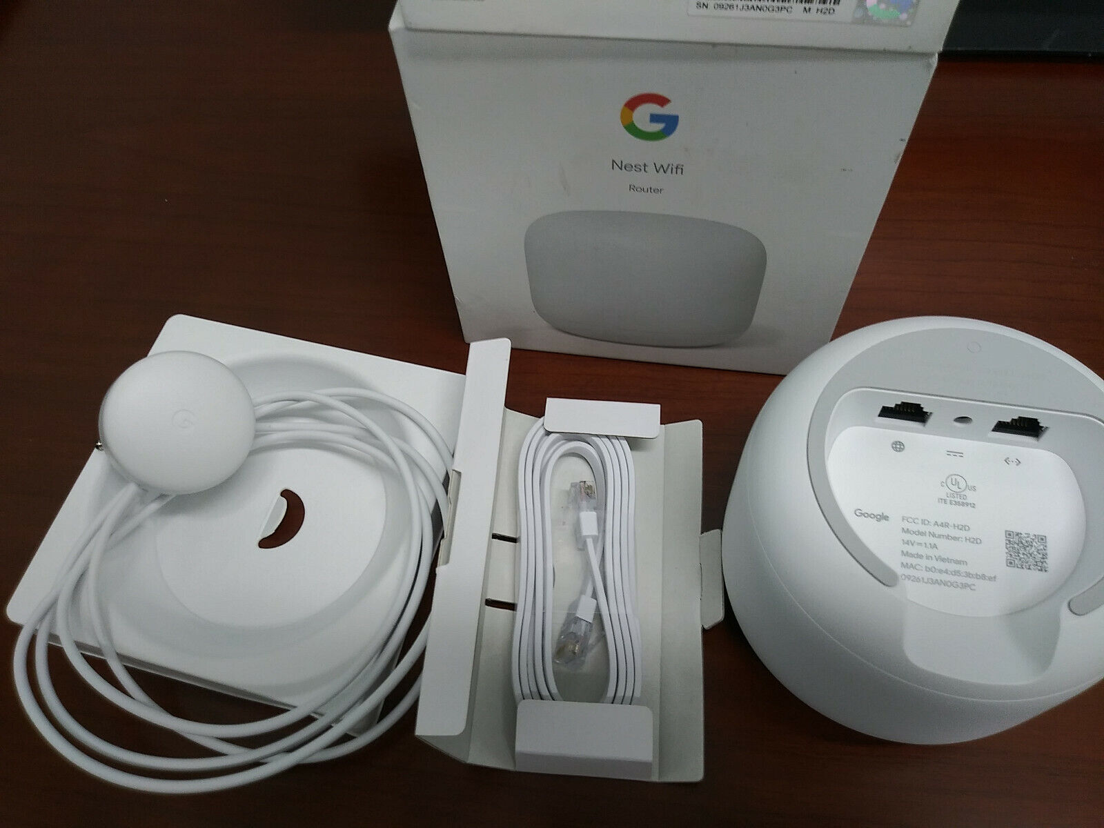 Google Nest H2D AC2200 Router Only DualBand Mesh WiFi System Google Nest H2D AC2200 Router Only DualBand Mesh WiFi System