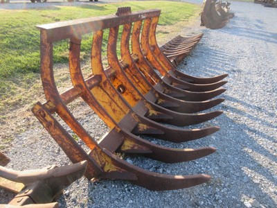 Pemberton Stacking or Brush Rake for Wheel or Crawler Loaders
