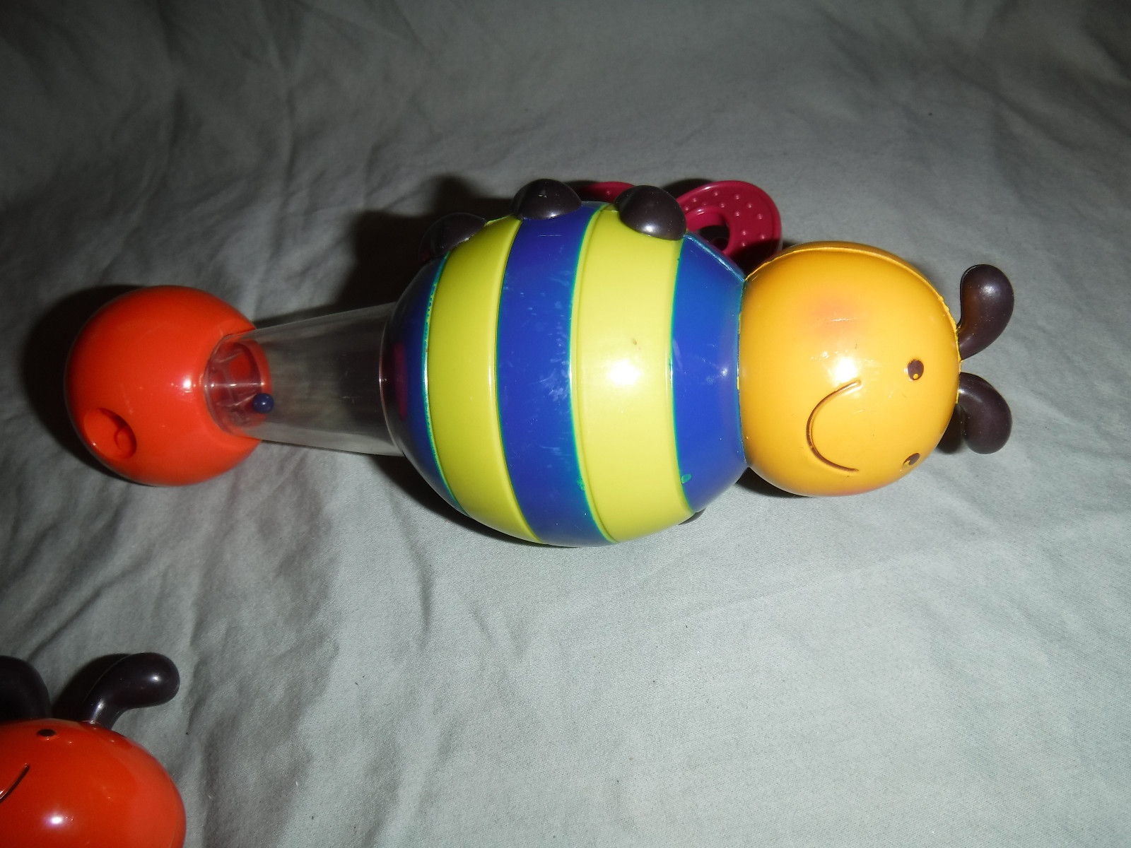 Battat Parent Bee Bop C Caterpillar Tambourine BEE BOP-ANT Bee Bop Bee Baby Toy