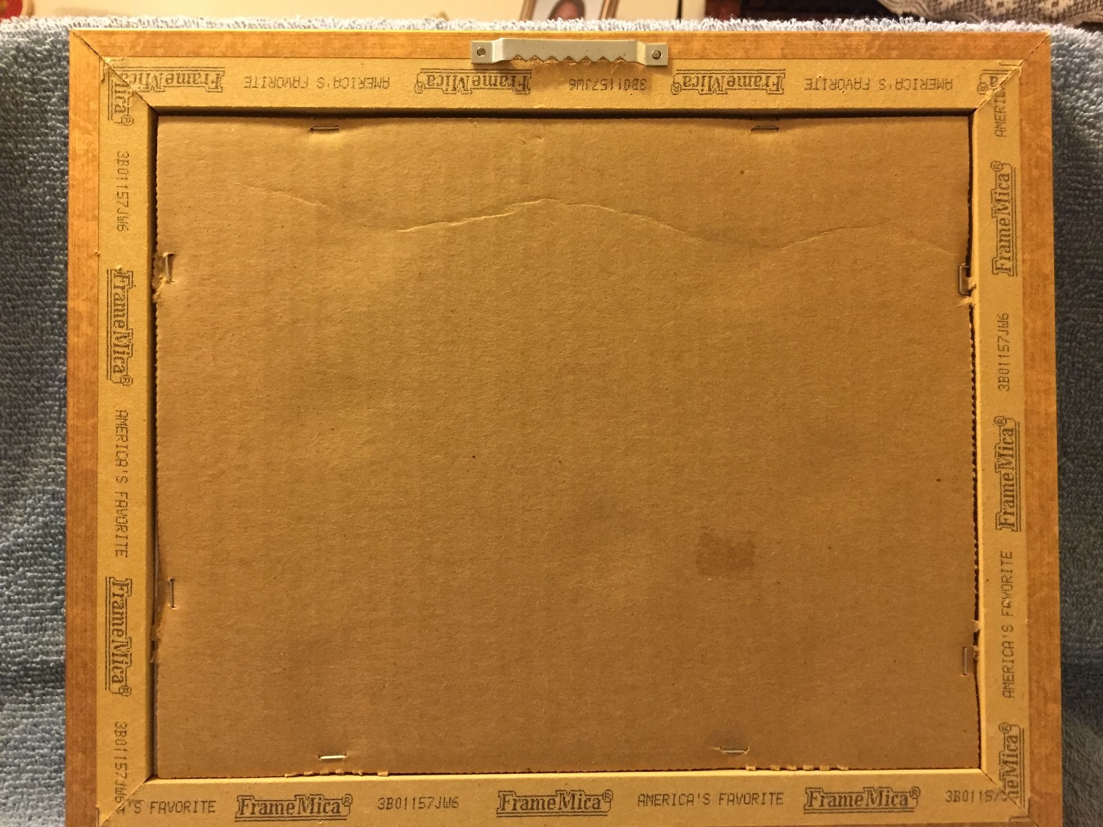 Tiger Safari Wall Art in a Gold Classique Mica Frame 10