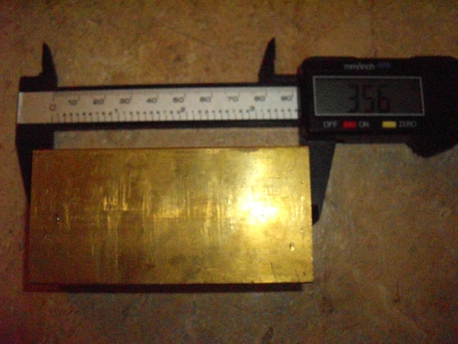 Brass Flat Bar  1.700 