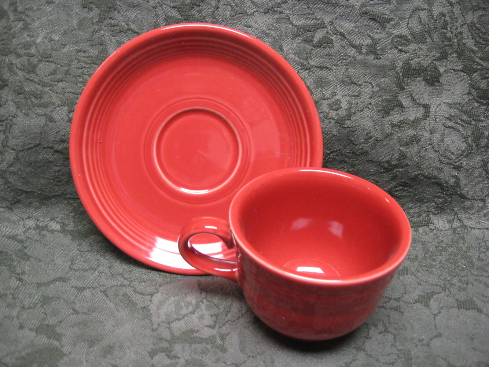 1 Fiesta Fiestaware Cup & Saucer Set (2 pcs)  Red Mint !!