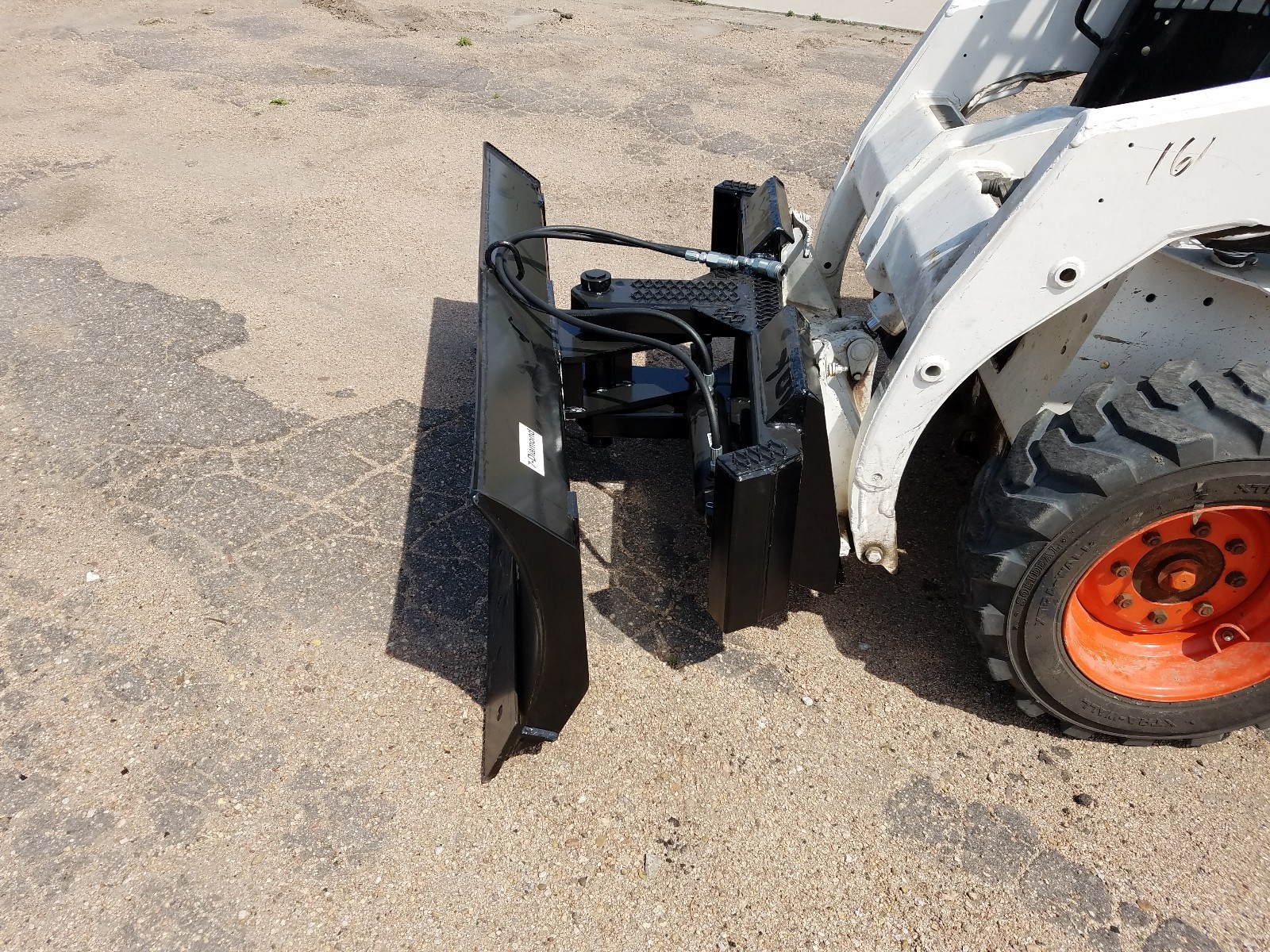 new scratch  6 ' four way dozer blade plow for skid steer fits John Deere Bobcat