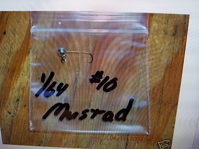 50 1/64oz Ball Head Jigs Bronze Mustad Bronze Hooks #12  #10  #8  #6 You Choose