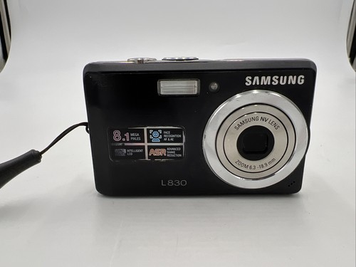 Samsung L Series L830 8.1 MP Digital Camera - Black, Camera Samsung L Series L830 8.1 MP Digital Camera - Black, Camera