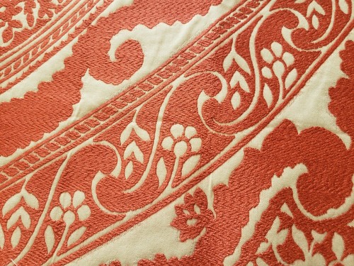 (2) Nina Campbell ~ OSBORNE & LITTLE Fabric Remnants - KHITAN  04 - ITALY  $400