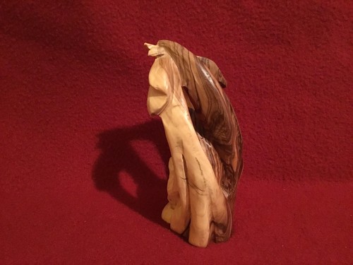 Vintage Carved Olive Wood 