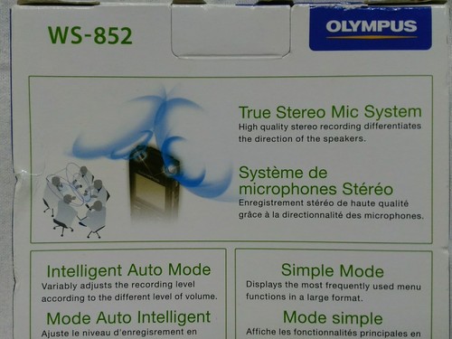 Olympus WS-852 Digital Voice Recorder