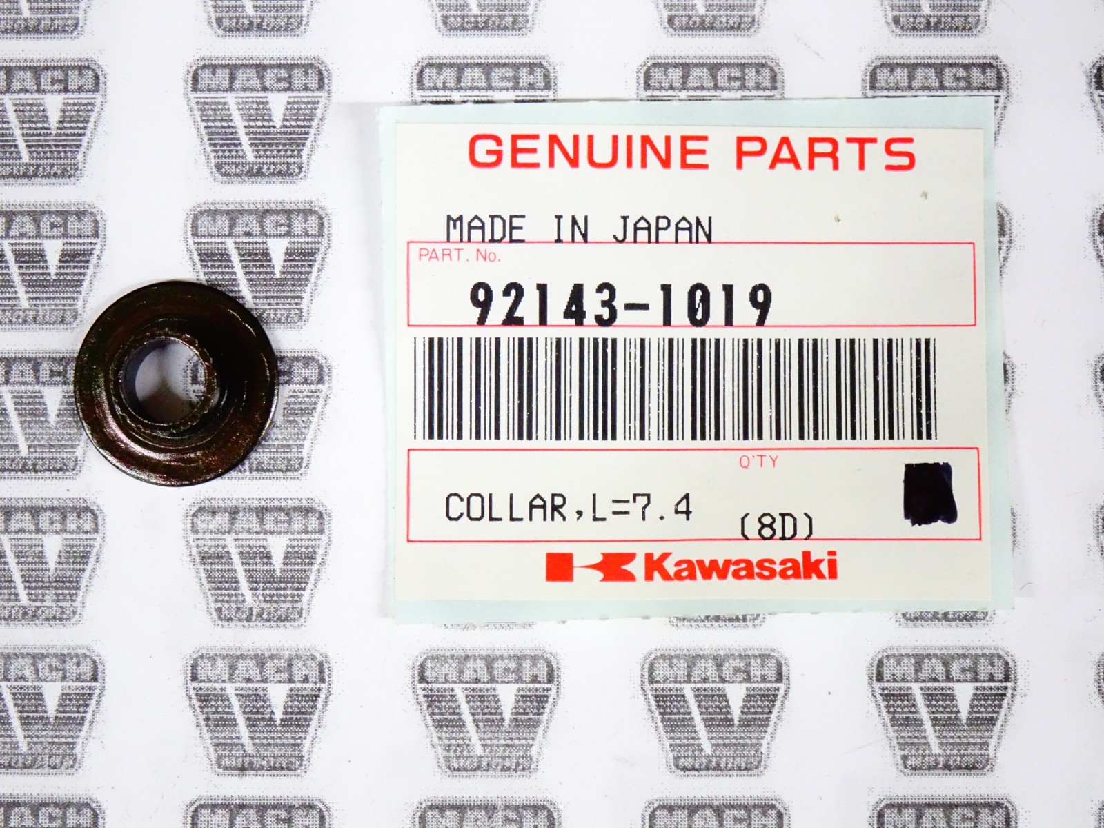 カル Kawasaki NOS NEW 92143-1019 Collar L=7.4 EJ EN EX ZX EJ800