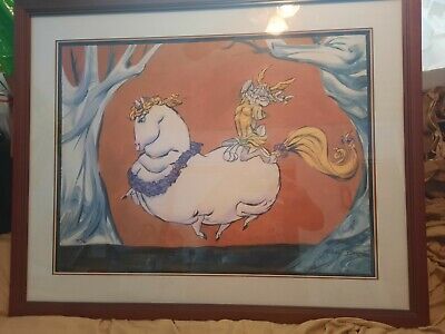 CHUCK JONES WHATS OPERA DOC SIGNED CANVIS GICLEE RARE ARTISTS PROOF # 19/40