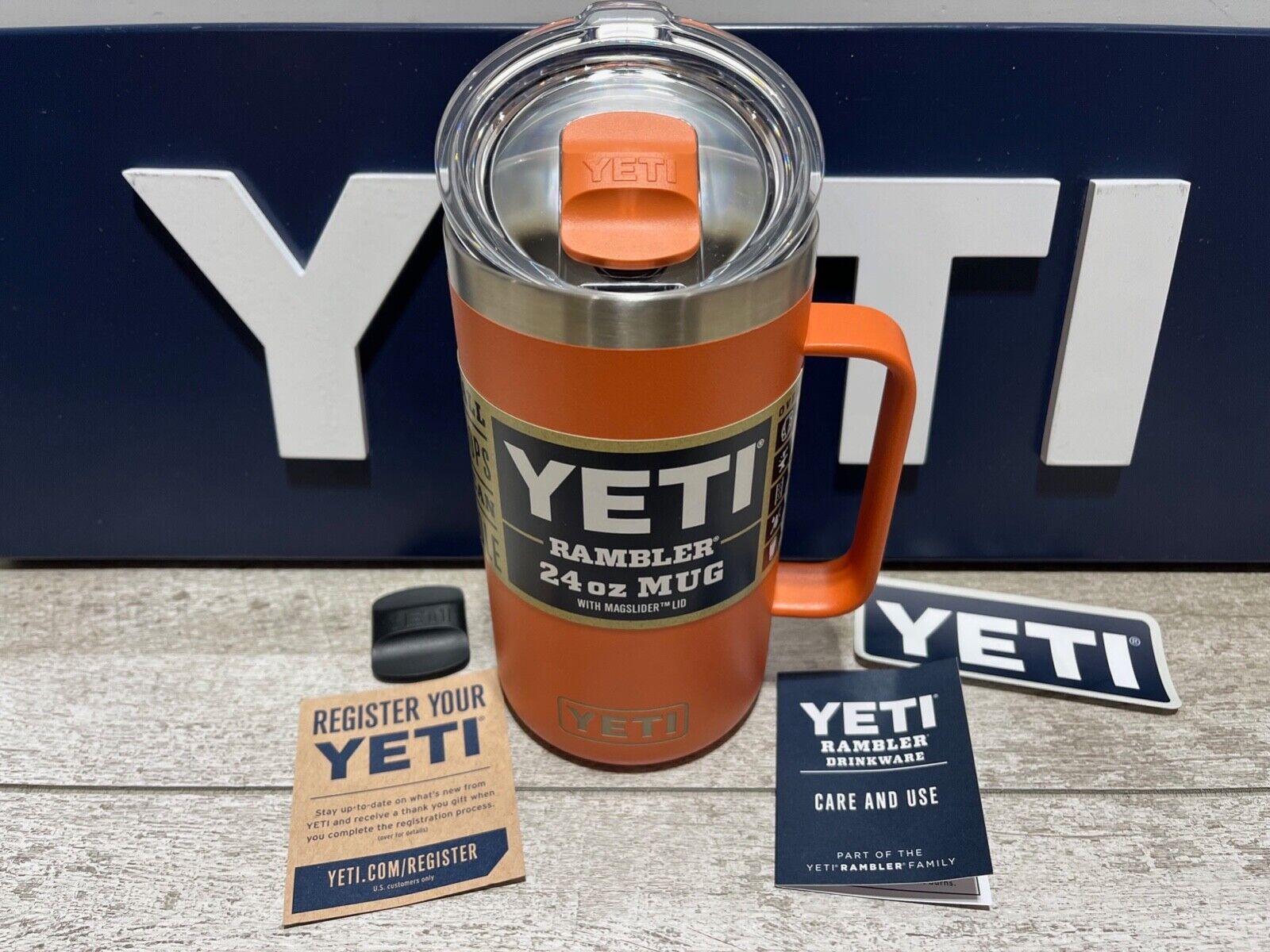 YETI Rambler 24oz Mug Ltd Ed RARE * HIGH DESERT CLAY! * w YETI Rambler 24oz Mug Ltd Ed RARE * HIGH DESERT CLAY! * w