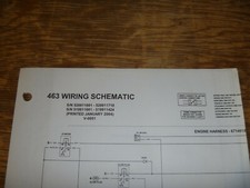 Bobcat 463 Skid Steer Electrical Wiring Diagram Schematic Manual S/N