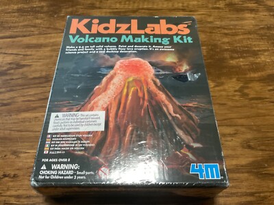 NIB KidLabs Volcano Making Kit Science Project Sealed Kidz Labs