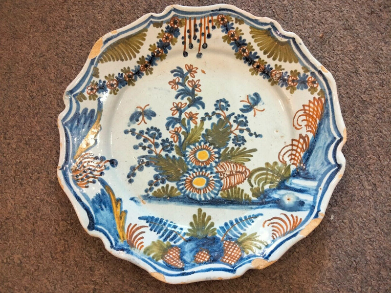 Assiette Moulins Pas Nevers Xviiie