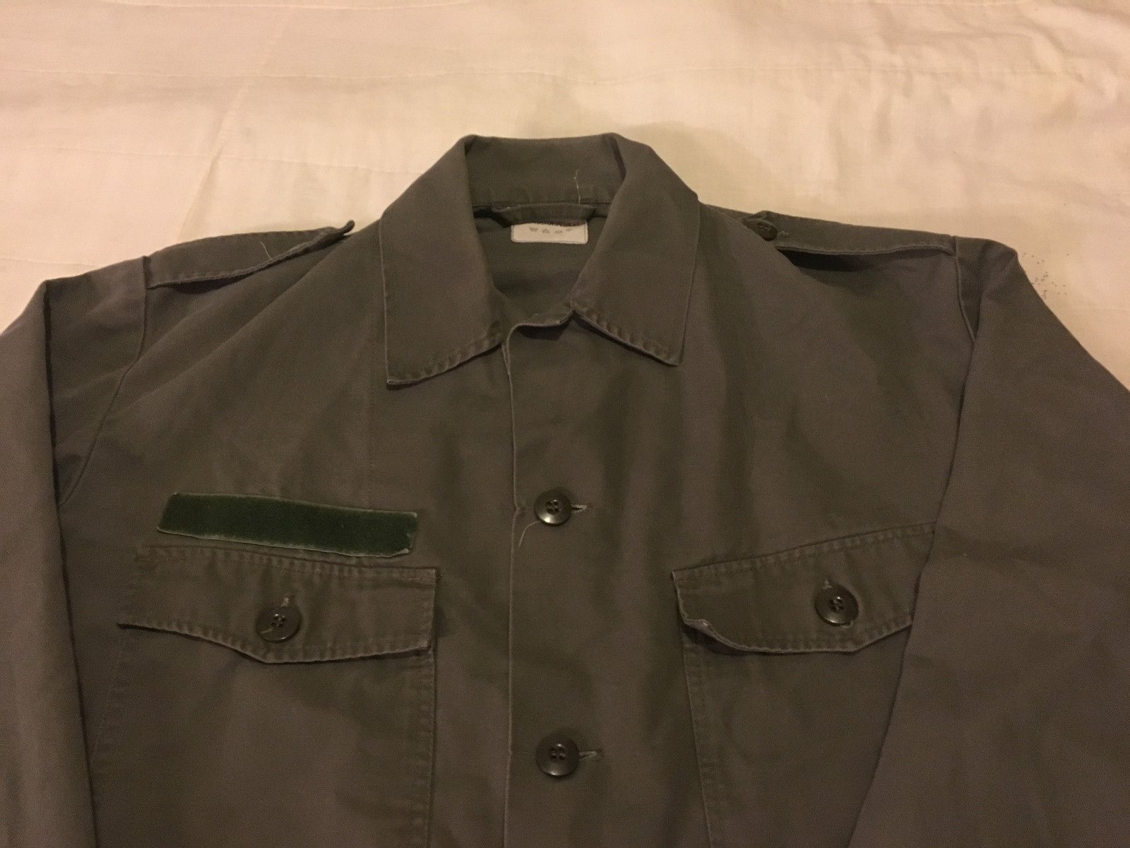 Sz M L Wahler KLU TC 7560.8629.51 1987 Military Fatigue Shirt The Netherlands