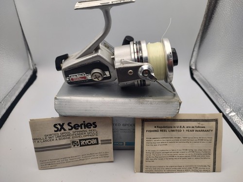 Ryobi SX-1 Skirted Spool Spinning Fishing Reel- 4.8:1 Gear