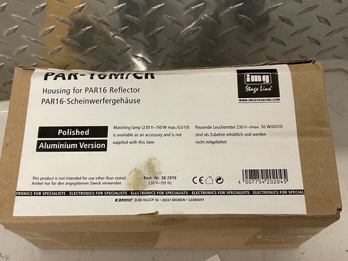 IMG Stageline PAR-16M/CR Lighting Housing for PAR16 Reflector
