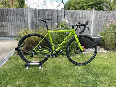 Cannondale Caadx road / gravel / cyclocross acid green. Upgraded Throughout.
