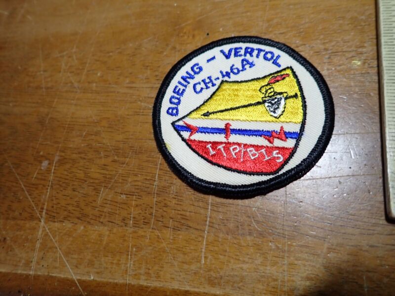 BOEING VERTOL CH-46 Sea Knight Medium Utility Helicopter PATCH BX F #25
