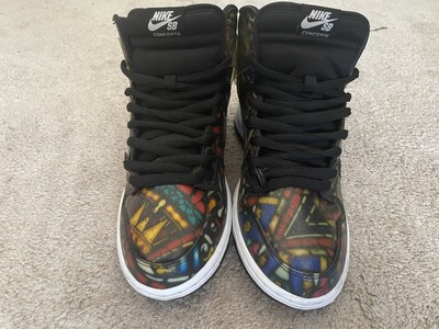 nike dunk stained glass