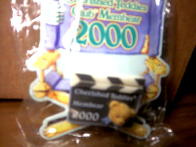 cherish teddies  ''3  unopened club member pins 2000-2001-1995 .'' New