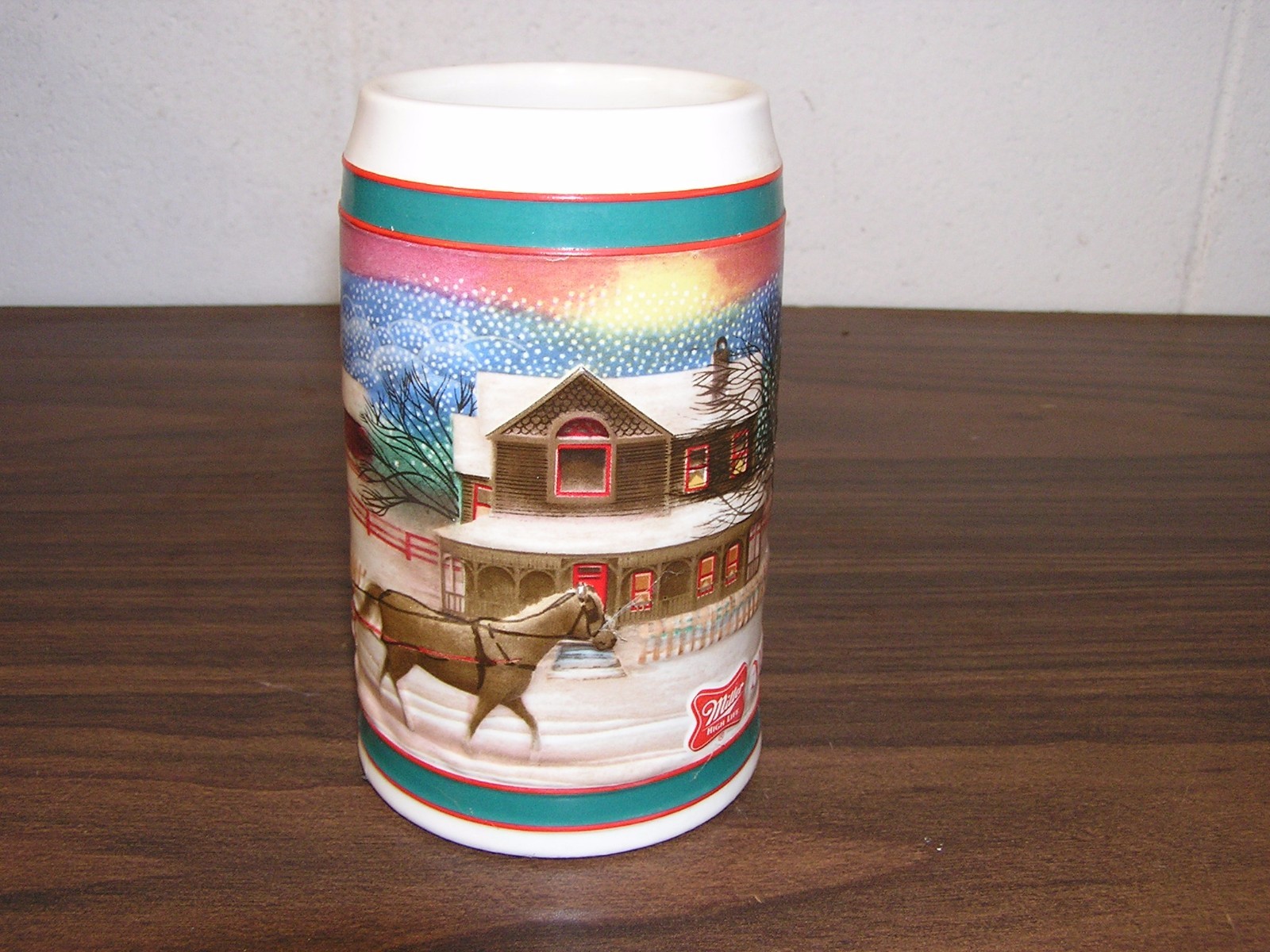 MILLER HIGH LIGHT BEER STEIN - THE BEST HOLIDAY TRADITION.