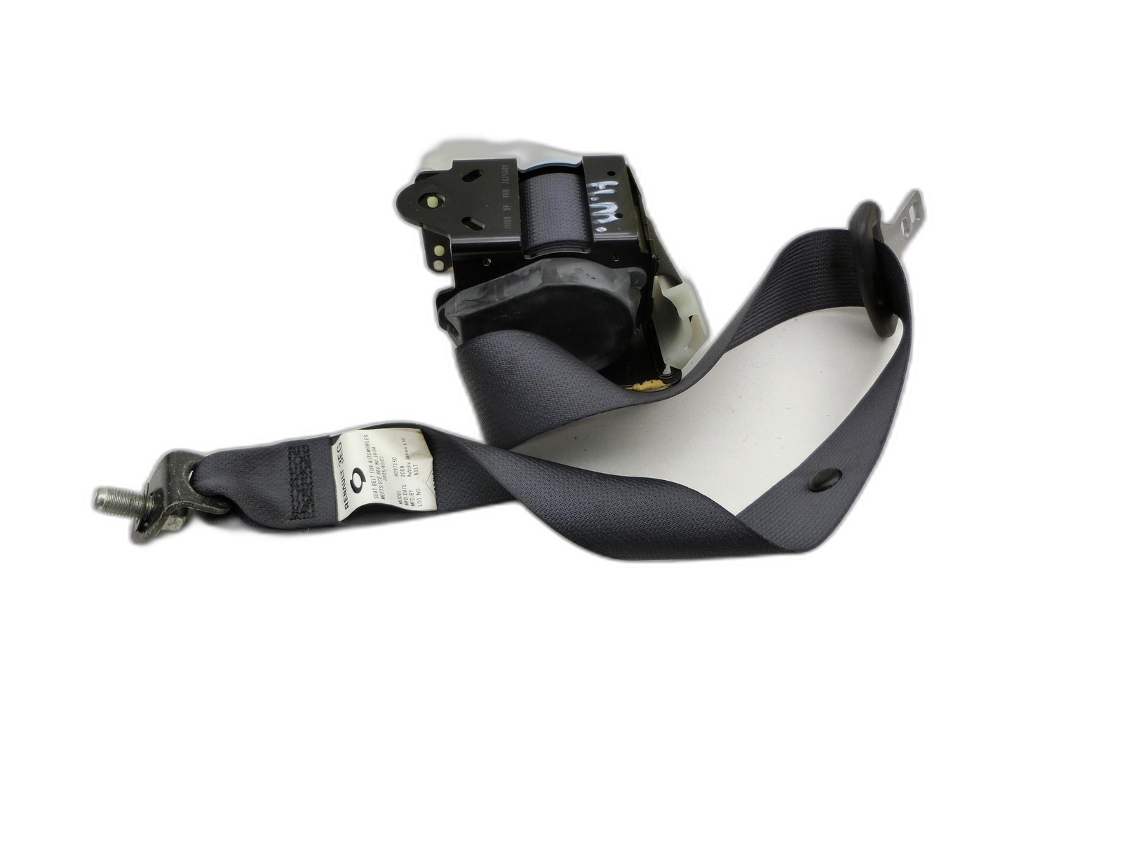 Renault Koleos I HY 4x4 07-11  Gurt Sicherheitsgurt Mitte Hinten  - Bild 1