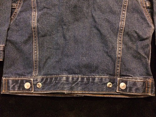 Levi's Dark Denim Jean Trucker Jacket Kids Youth 2T Child Snap Red Tab NEW