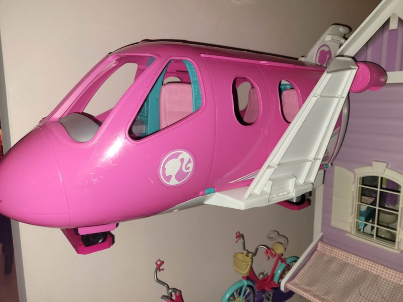 Display Wall Mount For Barbie Dream Plane Playset Toy