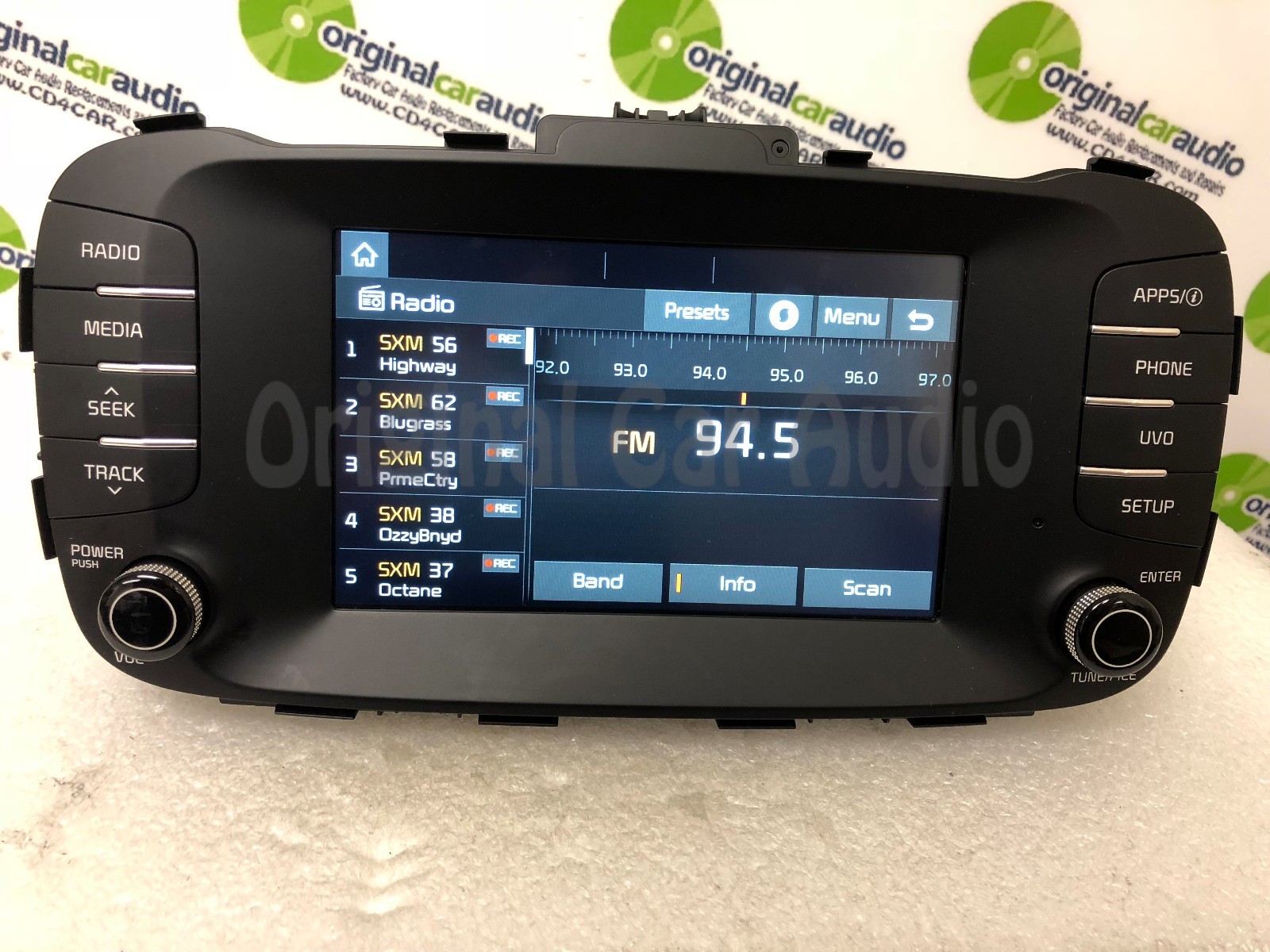 2017 2018 Kia Soul OEM UVO Touch Screen AM FM Bluetooth Media Radio