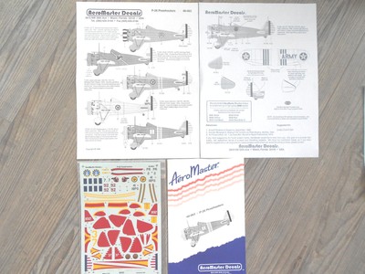 P-26 PEASHOOTERS 6 USARMY AEROMASTER DECALS 1/48